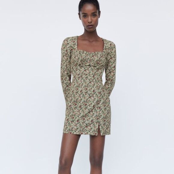 ✨ZARA FLORAL PRINT DRESS✨ - Picture 1 of 8